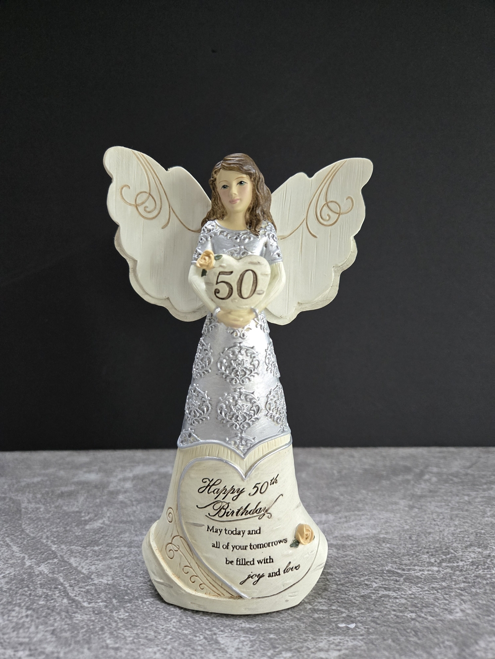 Elements Pavillion Happy 50th Birthday Angel - Model 82414
